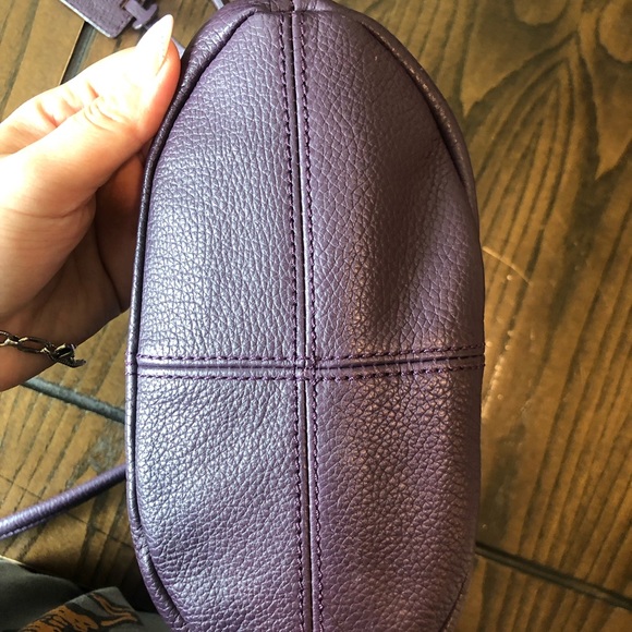 Purple Drawstring Bucket Bag - Picture 3 of 5